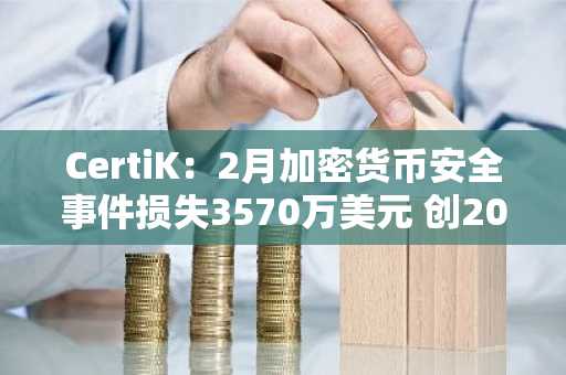 CertiK：2月加密货币安全事件损失3570万美元 创2025年3月以来新低