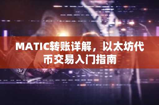 MATIC转账详解，以太坊代币交易入门指南