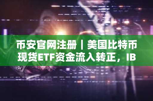 币安官网注册｜美国比特币现货ETF资金流入转正，IBIT成机构首选