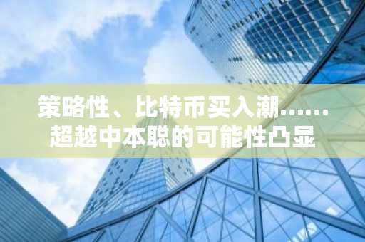 策略性、比特币买入潮……超越中本聪的可能性凸显