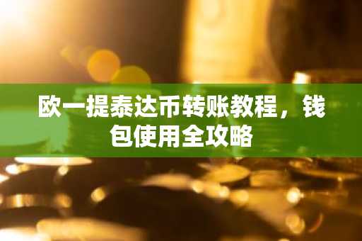 欧一提泰达币转账教程，钱包使用全攻略