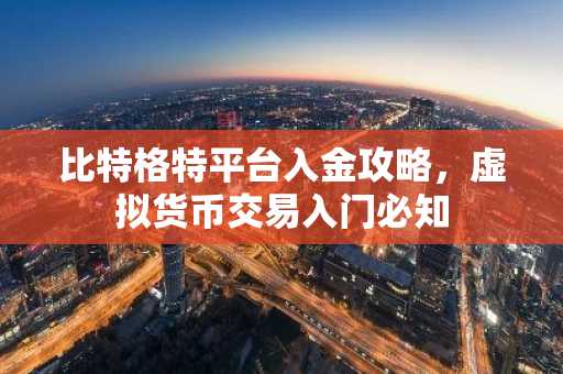 比特格特平台入金攻略,虚拟货币交易入门必知