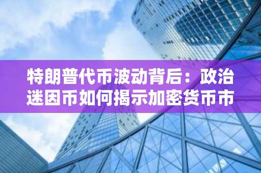 特朗普代币波动背后：政治迷因币如何揭示加密货币市场