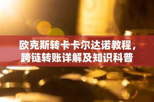 欧克斯转卡卡尔达诺教程，跨链转账详解及知识科普
