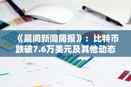 《晨间新闻简报》：比特币跌破7.6万美元及其他动态