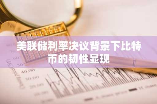美联储利率决议背景下比特币的韧性显现