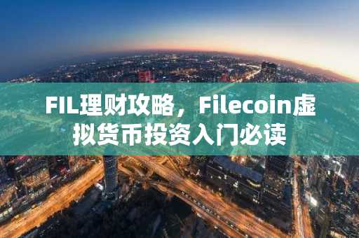 FIL理财攻略，Filecoin虚拟货币投资入门必读