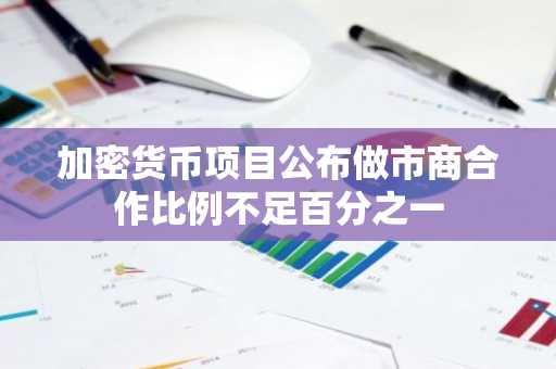 加密货币项目公布做市商合作比例不足百分之一