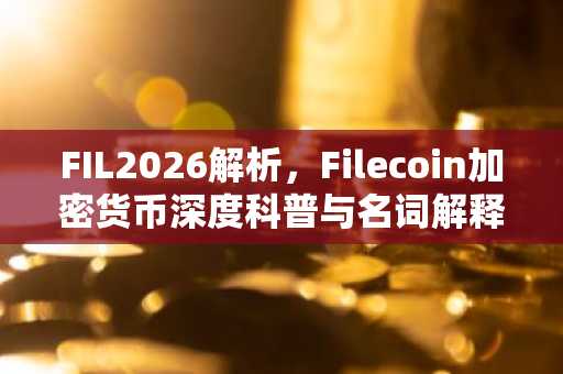 FIL2026解析，Filecoin加密货币深度科普与名词解释
