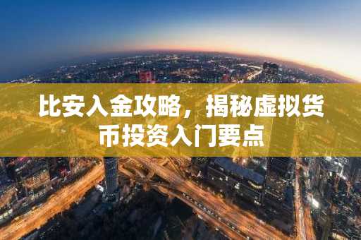 比安入金攻略,揭秘虚拟货币投资入门要点