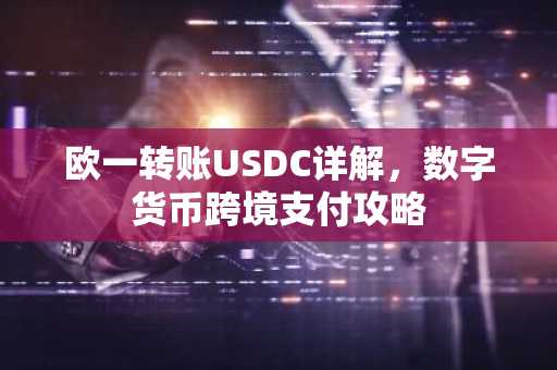 欧一转账USDC详解，数字货币跨境支付攻略