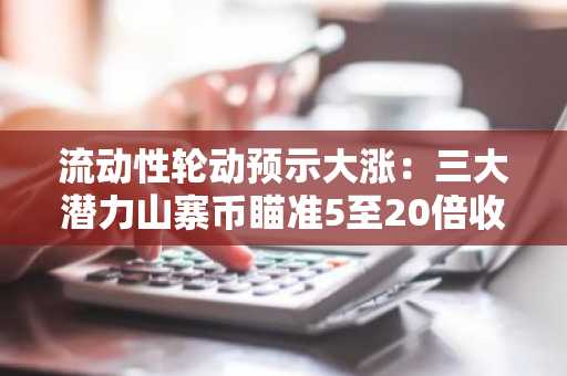 流动性轮动预示大涨：三大潜力山寨币瞄准5至20倍收益