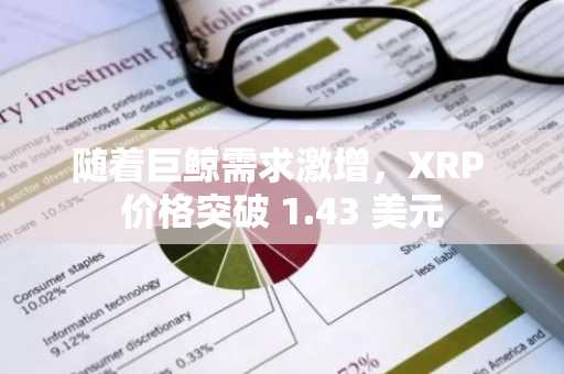 随着巨鲸需求激增，XRP 价格突破 1.43 美元