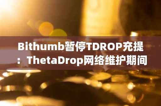 Bithumb暂停TDROP充提：ThetaDrop网络维护期间紧急中止存款服务