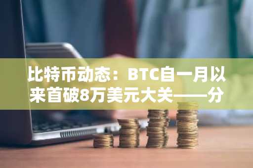 比特币动态：BTC自一月以来首破8万美元大关——分析师警示中期周期风险