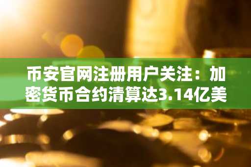 币安官网注册用户关注：加密货币合约清算达3.14亿美元