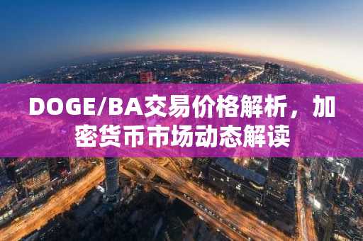 DOGE/BA交易价格解析,加密货币市场动态解读