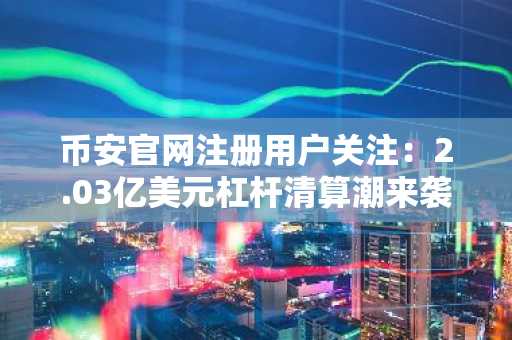 币安官网注册用户关注：2.03亿美元杠杆清算潮来袭，空头占比超七成