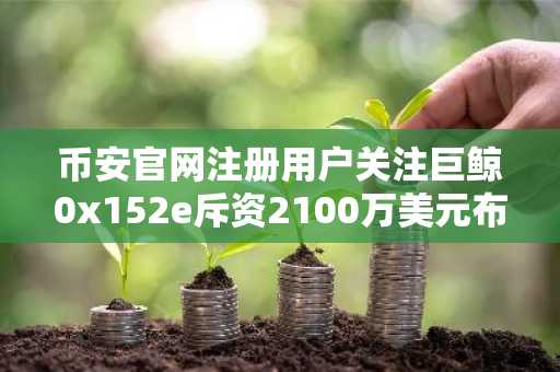 币安官网注册用户关注巨鲸0x152e斥资2100万美元布局三大资产