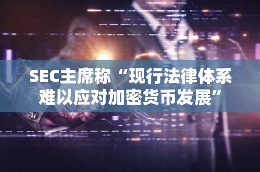 SEC主席称“现行法律体系难以应对加密货币发展”