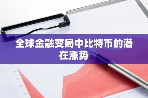 全球金融变局中比特币的潜在涨势