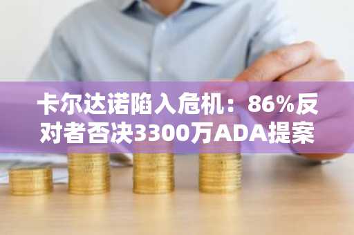 卡尔达诺陷入危机：86%反对者否决3300万ADA提案