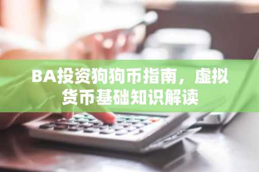 BA投资狗狗币指南,虚拟货币基础知识解读