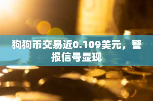 狗狗币交易近0.109美元，警报信号显现
