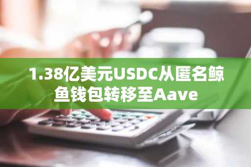 1.38亿美元USDC从匿名鲸鱼钱包转移至Aave