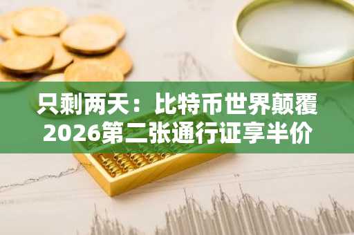 只剩两天:比特币世界颠覆2026第二张通行证享半价优惠