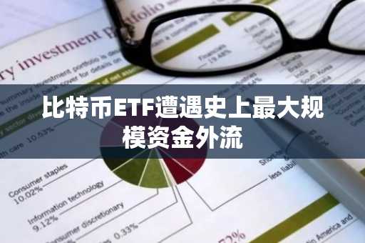 比特币ETF遭遇史上最大规模资金外流